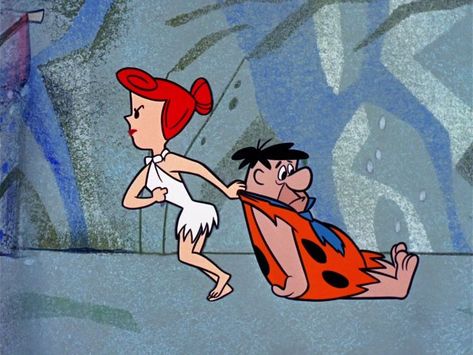 Wilma And Betty, Fred And Wilma Flintstone, Flintstone Cartoon, Car Hop, On A Bun, Wilma Flintstone, Fred Flintstone, Hanna Barbera Cartoons, Old School Cartoons