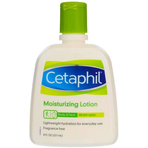 CETAPHIL Moisturizing Lotion is a lightweight and fast absorbing moisturizer designed to comfort and hydrate all skin types. A unique formulation of skin essential vitamin E and provitamin B5 combined with 6 moisturizing ingredients provides instant lightweight hydration that leaves skin soft and smooth. Water binding agents intensely replenish the skins moisture and prevent moisture loss, providing long lasting 24 hour hydration that completely restores the skins moisture barrier in one week. P Cetaphil Lotion, Moisturizer For All Skin Types, Severe Dry Skin, Lightweight Moisturizer, Moisturizing Body Lotion, Moisturizing Lotion, Hats Baseball, Hydrating Moisturizer, Body Powder