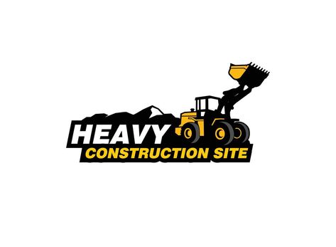 Loader logo vector for construction company. Heavy equipment template vector illustration for your brand. Heavy Equipment Logo, Adobe Photoshop Design, Construction Site, Photoshop Design, Construction Company, Pocket Tshirt, Heavy Equipment, Vector Logo, Vector Art