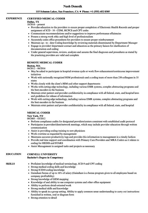 Forensic Analyst, Medical Coder Resume, It Support Technician, Medical Coding Jobs, Analyst Resume, Coding Jobs, Best Resume Format, Medical Coder, Medical Coding