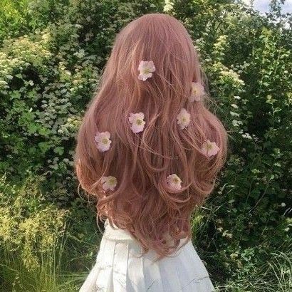 Flowers In Her Hair, Dye My Hair, Septum Piercing, Long Red, Hair Inspo Color, Synthetic Lace Front Wigs, Grunge Hair, Dream Hair, Aesthetic Hair