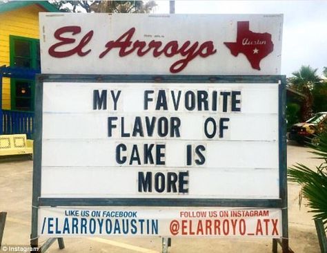 Mexican restaurant in Austin earns fame for funny signs Mexican Signs, Bakery Signs, Funny Work Memes, Hilarious Signs, Wifi Names, Bakery Sign, New Funny Memes, Restaurant Signs, Work Memes