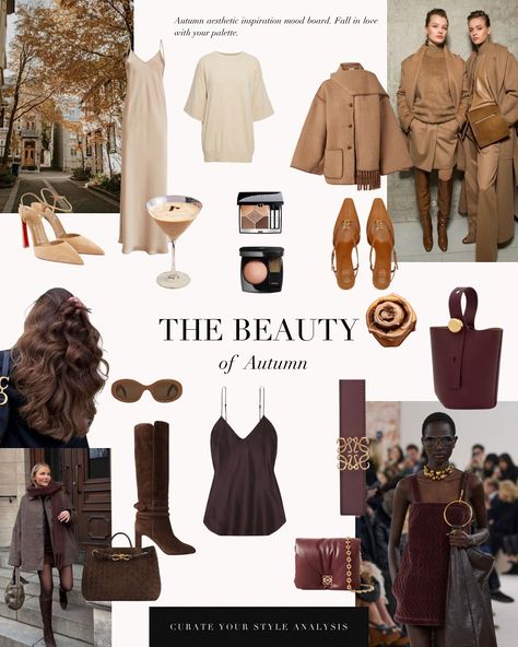 Instagram Soft Autumn Palette Colors, Soft Classic Dark Autumn, Dark Autumn Summer Outfits, Deep Autumn Summer Outfits, True Autumn Outfits, Deep Autumn Makeup, Season Analysis, Soft Autumn Makeup, Deep Autumn Palette