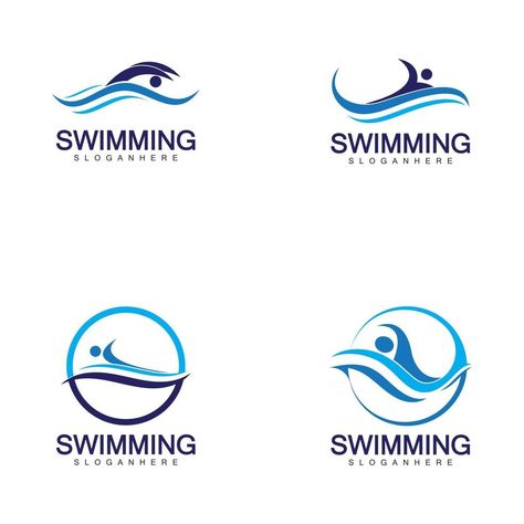 Swimming Pool Logo Design, Swim School Logo, Swimming Logo Design, Sawmill Logo, Logo Swimming, Swim Logo, Wet Bandits, Peach Bowl, Swim Coach