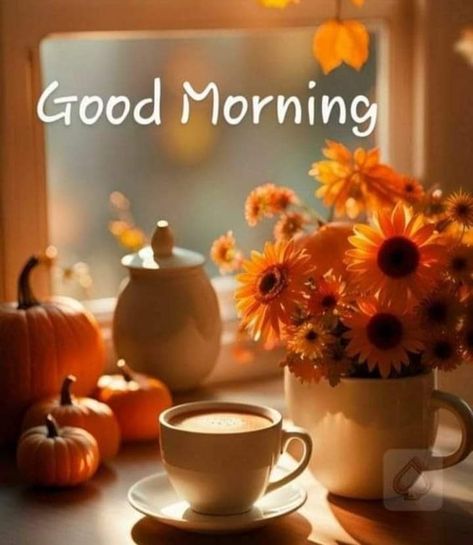 Fall Good Morning Images, Good Morning Blessings Gif, Fall Good Morning, Blessings Gif, Good Morning Fall, Durgamma Photos, Good Morning Blessings, Good Morning Handsome Quotes, Fall Greetings