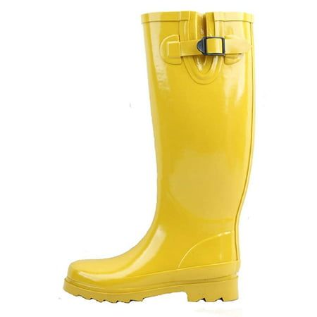 Shoes 18 Womens Classic Rain Boot Size: 7.  Color: Yellow.  Gender: female.  Age Group: adult. Coraline Costume, Yellow Rain Boots, Rain Boots Women, Red Rain, Rain Shoes, Blue Rain, Yellow Shoes, Rain Boot, Womens Basic