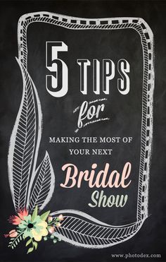 5 tips for making the most of your next bridal show. #photography #wedding… Wedding Vendors Booth, Wedding Expo Booth, Wedding Show Booth, Wedding Planner Marketing, Bridal Show Booths, Photography Booth, Bridal Shows, Bridal Fair, Bridal Expo