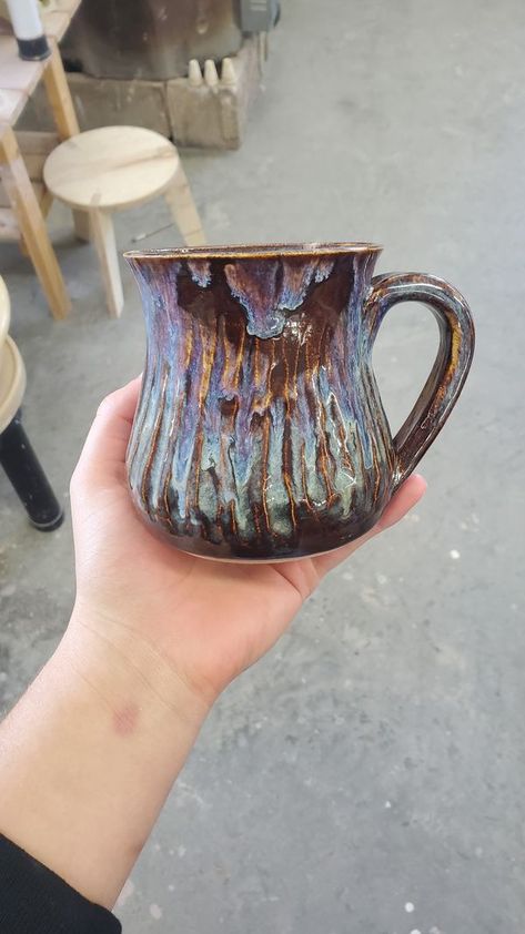 Amaco Cone 5-6 Glaze lover group | Won't ever get tired of this combo....3x thick Oatmeal over 2x thick Iron Lustre | Facebook Iron Lustre Glaze, Thick Oatmeal, Ceramic Glazing, Clay Glaze, Amaco Glazes, Ceramic Glaze Recipes, Ceramic Glaze, Glaze Ceramics, Glaze Recipe