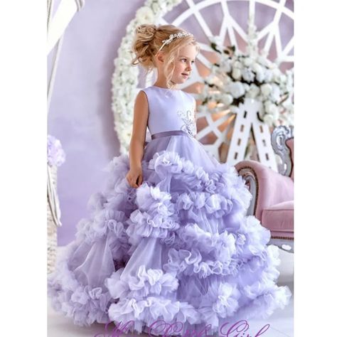 Lavender Flower Girl Dress, Unique Flower Girl Dresses, Beaded Flower Girl Dress, Birthday Gowns, Purple Flower Girls, Toddler Pageant, Purple Flower Girl Dress, Satin Flower Girl Dress, Toddler Flower Girl Dresses