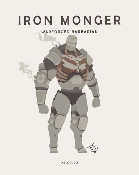 Warforged Barbarian, Mcu Villains, Iron Monger, Greatest Villains, Master Chief, Iron Man, Elf, Sci Fi, Hobbies