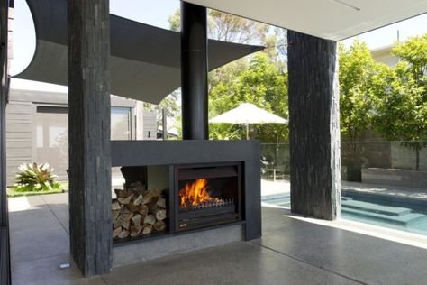 large-The-Fireplace-Jet-Master-Alfresco-1-Copy Jetmaster Fireplace, Outdoor Wood Fireplace, Wood Fireplace, The Fireplace, Outdoor Wood, Fireplace Design, Outdoor Fire, Outdoor Fireplace, Outdoor Rooms