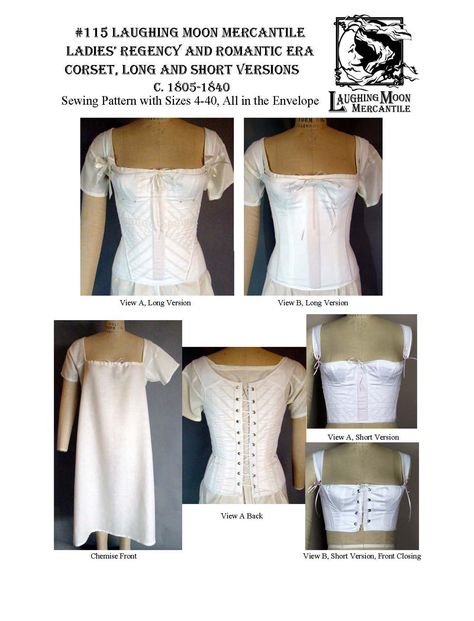 Regency and Romantic Eras Corset with Chemise Corded or | Etsy Victorian Pants, Victorian Ball Gowns, Victorian Corset, Romantic Era, Snk Cosplay, Corset Pattern, Regency Dress, Regency Fashion, Drawstring Neckline