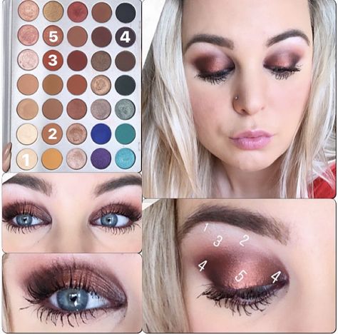 Jaclyn hill palette #morphe #morphepalette one of her looks Smokey cherry #jaclynhillpalette #eyemakeup #jaclynhill Jaclyn Hill Palette Volume 2 Looks, Jaclyn Hill Palette Looks Step By Step, Jaclyn Hill Volume 2 Palette Looks, Jacklyn Hill Morphe Palette, Jaclyn Hill Palette Looks, Morphe Palette Looks, Jaclyn Hill Makeup Tutorials, Jaclyn Hill Makeup, Jaclyn Hill Eyeshadow Palette