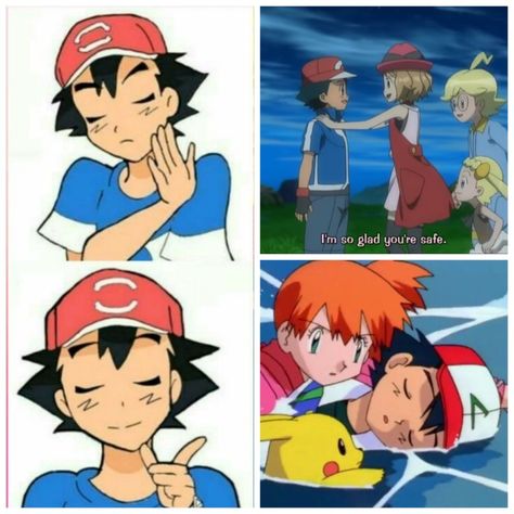 Misty X Ash Comic, Pokeshipping Ash And Misty, Pokemon Misty, Ash Misty, Chloe Miraculous, Pokemon Ash And Misty, Pikachu Funny, Misty From Pokemon, Mega Charizard