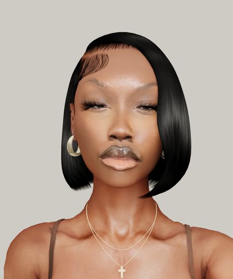 Sims 4 No Eyebrows, Sims Realistic Skin, Female Skin Sims 4, Sims 4 Skin Overlays Black, Sims 4 Cc Alpha Skin, Sims 4 Alpha Skin, Sims Overlay, Sims 4 Cc Skin Overlays Realistic, Sims 4 Realistic Skin