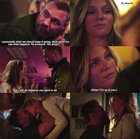 Hailey Upton and Adam Ruzek Med Quotes, Patrick Flueger, Adam Ruzek, Hailey Upton, Patrick John Flueger, Chicago Pd Cast, One Chicago, Tracy Spiridakos, Jay Halstead