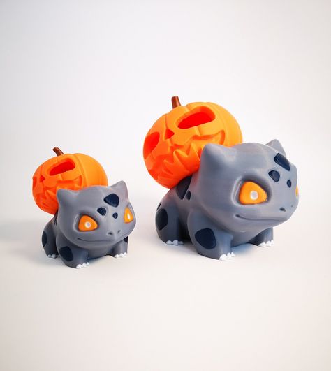 Halloween Bulbasaur, 3d Printed Halloween, Led Decor, Baby Groot, Halloween Magic, Light And Space, Pokemon Fan, Halloween Prints, Creative Words