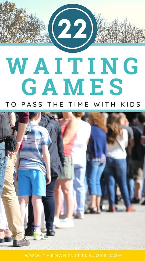 Waiting is NOT easy, especially for kids who are hungry, tired, or really excited for what is coming. These simple waiting games will save your sanity the next time you have some time to kill. Waiting Games For Kids, Trust Games For Kids, School Age Games, Free Family Activities, Kindergarten Craft, Still Game, Counting Practice, Games To Play With Kids, Executive Function