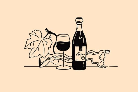 Art of Taste: Food Brand Illustrations on Behance Aesthetic Illustrations, Taste Food, Marketing Graphics, Outline Illustration, Dog Line, Line Artwork, Custom Book Covers, Website Illustration, Natural Wine