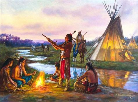 Indian Teepee, Wildlife Landscape, Spray Paint Art, Favorite Subject, Feather Painting, Artist Biography, Canvas Signs, Wild Life, Native American Art