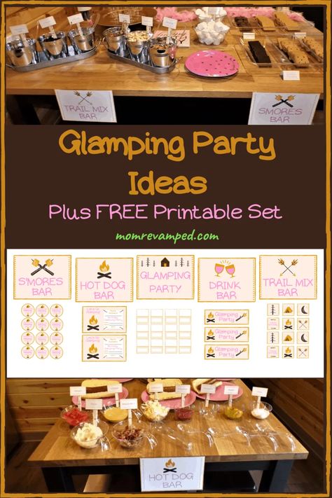 Glamping Birthday Party Activities, Glamping Birthday Party Decorations, Glamping Activities, 11th Birthday Party Ideas For A Girl, Preteen Birthday Party, Sleepover Set Up Ideas, Glamping Party Ideas, Eloise Birthday, Camping Sleepover