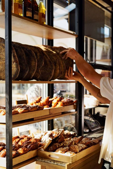 5 OF THE BEST BAKERIES IN COPENHAGEN - Mirabelle Danish Bakery, Bakery Shop Design, Bakery Interior, French Bakery, Bakery Shop, Bakery Bread, Pastry Shop, Bakery Cafe, Top Chef