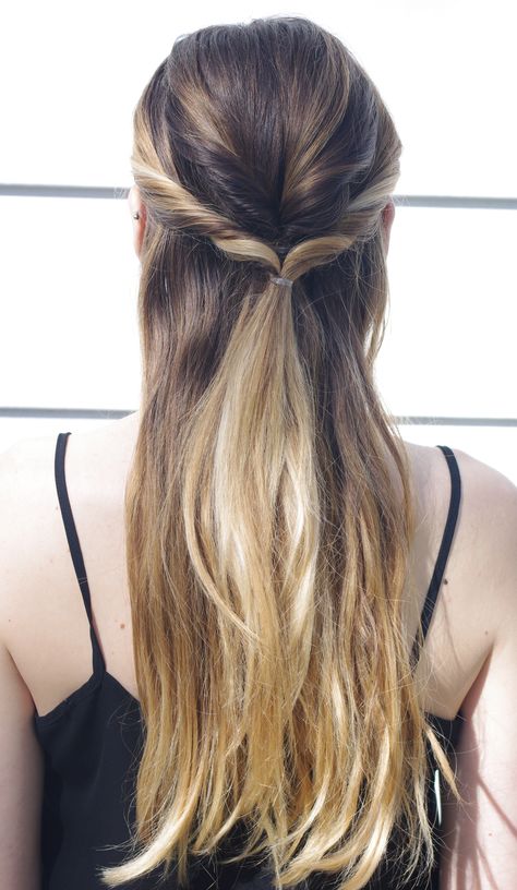 Double topsy tail  #hairstyles #halfup #simplestyle Topsy Tail Half Up, Half Up Half Down Topsy Tail, Half Tail Hairstyles, Topsy Tail Hairstyles, Tail Hairstyles, Topsy Tail, Tail Hairstyle, Wedding Guest Hairstyles, Half Up Half Down Hair