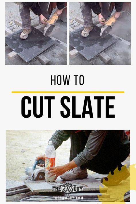 Slate Tile Crafts, Slate Shingles, Build Outdoor Furniture, Slate Roof Tiles, Yard Remodel, Easy Home Improvement Projects, Diy Projects For Men, Slate Art, Tile Crafts