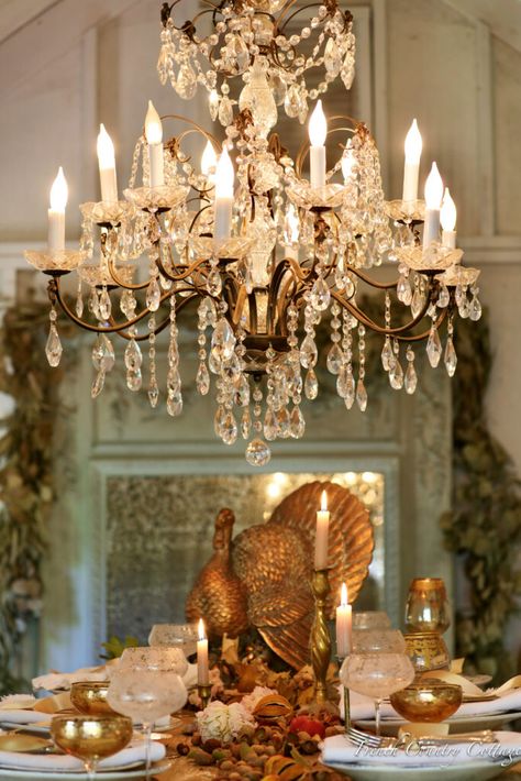 French Country Thanksgiving Decor, Luxury Thanksgiving Decorations, French Country Thanksgiving Table, French Country Thanksgiving, Thanksgiving Table Scapes, Luxury Thanksgiving, Courtney Allison, Elegant Thanksgiving Table, Bronze Turkey