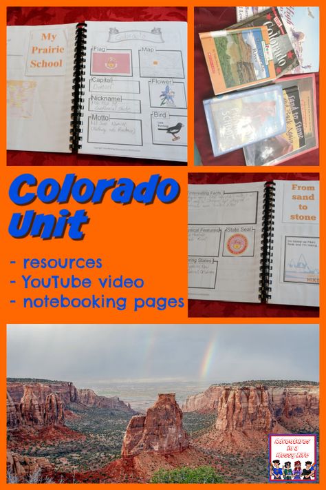 United States Geography, Prairie School, Book Craft, Quick Dip, Moving To Colorado, Mile High City, Train Book, State Symbols, Geography Lessons