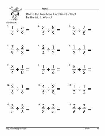 Divide Fraction Worksheet -3 Fractions Worksheets Grade 5, Mixed Fractions Worksheets, Dividing Fractions Worksheets, Multiplying Fractions Worksheets, Divide Fractions, Math Fractions Worksheets, Adding Fractions, Dividing Fractions, Multiplying Fractions