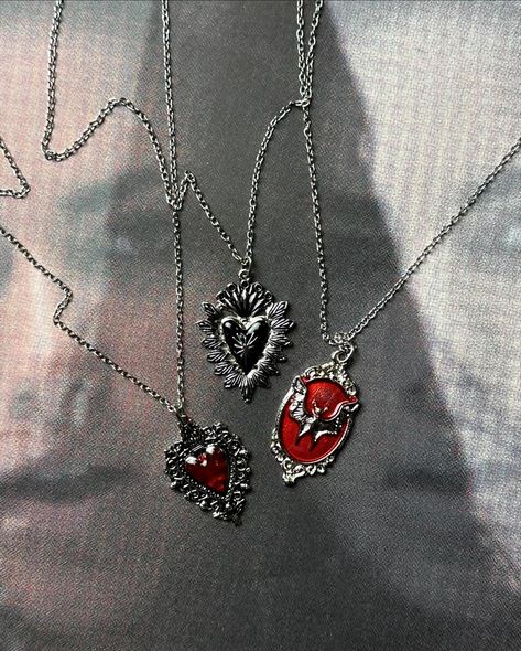 BLACK HEART AVAILABLE BAT AVAILABLE vampire necklaces 🧛‍♀️🥀 LIMITED AMOUNT SO GET IT WHILE YOU CAN Price: 900 din each For more detailed measurements dm me <3 • • • • • • • • • • • • keywords 2000s magazine 2000s club aesthetic 2000s fashion outfits early 2000s photoshoot backdrop y2k fashion early 2000s icons 2000s emo 2000s Japanese fashion 2000s webcore 2000s punk aesthetic 2000 outfits early 2000s fashion trends gothic y2k y2k grunge fashion y2k instagram cyber y2k female rockstar aesth... Early 2000s Accessories, 2000 Outfits Early 2000s Fashion Trends, 2000s Photoshoot Backdrop, 2000s Club Aesthetic, Early 2000s Photoshoot Backdrop, 2000s Punk Aesthetic, Female Rockstar Aesthetic, Magazine 2000s, Outfits Early 2000s