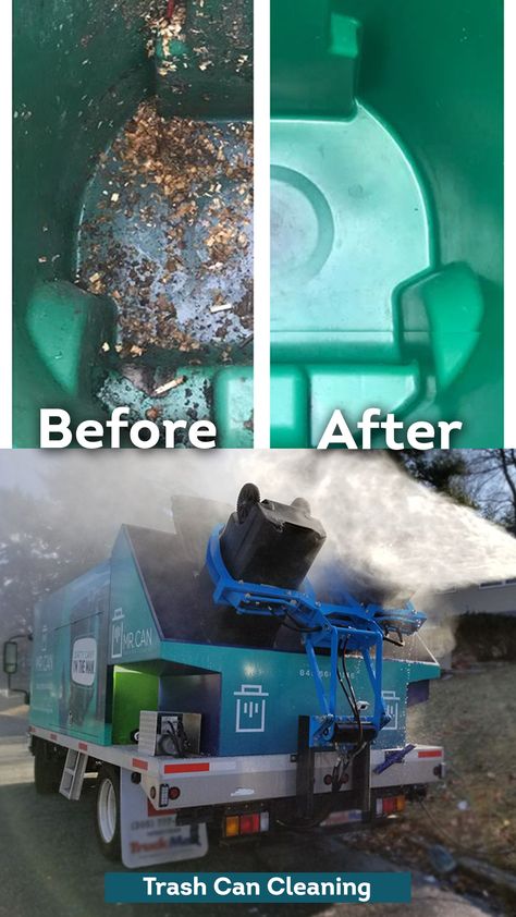 Trash Bin Cleaning, Trash Bin Cleaning Business, Trash Can Cleaning Business, Outdoor Trash Cans, Side Business, Cleaning Business, Trash Bins, Garbage Can, Before And After Pictures