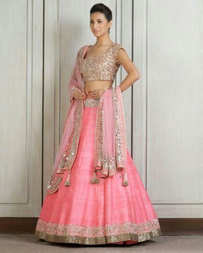 #wattpad #fanfiction A family based story manan their kids n their family  Manan are married they have kids nandini LOVE manik but manik hate her how she will make him fall for her how much he torcher her how she will make space for her in his family Silver Lengha, Saree Bollywood, Salwar Kamiz, Pink Lehenga, Desi Clothes, Indian Bridal Wear, Ghagra Choli, Indian Couture, Pink And Silver