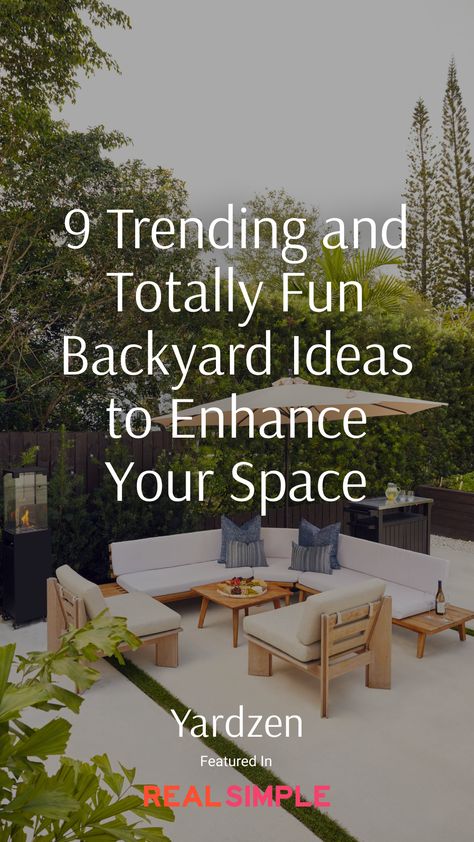 A great backyard isn't just gorgeous to look at—it's a place where you want to spend a lot of your free time. And it's those outdoor spaces where a lot of people have been spending their time and energy revamping over the past few years, and have become a top priority of both homeowners and home buyers. Backyard Blueprints Layout, Family Backyard Layout, Fun Backyard Ideas, Narrow Backyard Ideas, Backyard Room, Backyard Features, Pool Pergola, Online Landscape Design, Fire Pit Seating Area