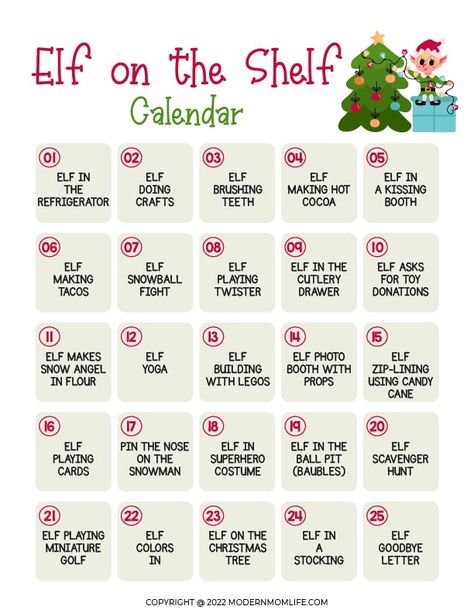 Elf On The Shelf Calendar Printable, Free Elf On The Shelf Printables, Elf On Shelf Printables, Elf On Shelf Letter, Elf Ideas Easy, Napkin Folding Ideas, Thanksgiving Aesthetic, Paper Napkin Folding, Napkin Folds