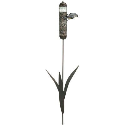 Keep your feathered friends properly fed and happy all year long with the wood link 36-inch tall portable cattail stake bird feeder with metal mesh cage. This unique, freestanding bird feeder measures 36 inches tall and is an excellent way to ensure the birds around your homestay are fed. It's designed to mimic the appearance of a real cattail and can hold up to 0.50 pounds of sunflower seeds or peanuts. The wide, metal mesh lets the birds safely cling onto the feeder while they eat, encouraging Bird Feeder Stands, Bird Care, Home Stay, 50 Pounds, Wire Mesh, Metal Mesh, Bird Feeder, Sunflower Seeds, Wild Birds