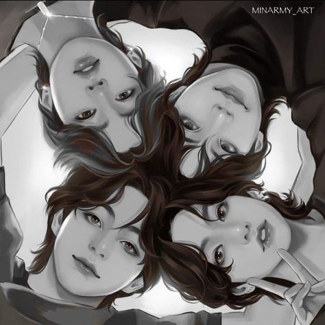 BTS maknae line. Hobo Art, Maknae Line, Line Phone, Bts Maknae Line, Sport Art, Fun Times, Bts Fanart, Good Times, Line Art