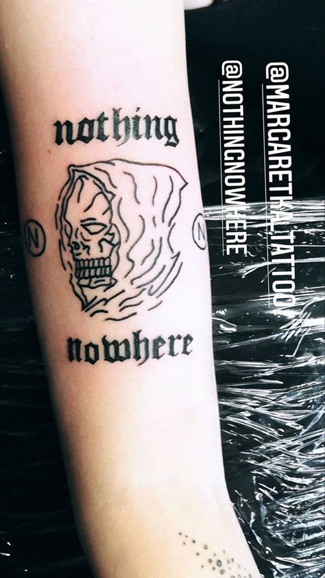 tattoos Nothing Nowhere Tattoo, Nothing Nowhere, New York Or Nowhere, C Tattoo, Downtown Manhattan, Flagship Store, Travel Journal, Manhattan, Tattoo Quotes