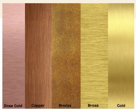 Bronze Color Palette, Copper Colour Palette, Gold Color Palettes, Gold Palette, Color Schemes Colour Palettes, Gold Color Scheme, Paint Color Schemes, Interior Modern, Shades Of Gold