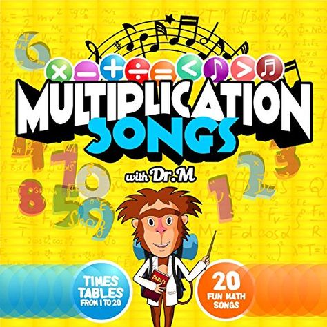 Multiplication Songs, Math Songs, Math Made Easy, Learning Multiplication, Teaching Multiplication, Songs For Kids, Math Multiplication, Math Intervention, Math Strategies