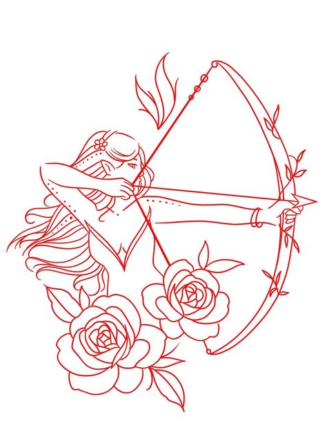 Artemis Tattoo, Archer Tattoo, Sagittarius Tattoo Designs, Sagittarius Tattoo, Mommy Tattoos, Goddess Tattoo, Mythology Tattoos, Spine Tattoos, Art Tattoos