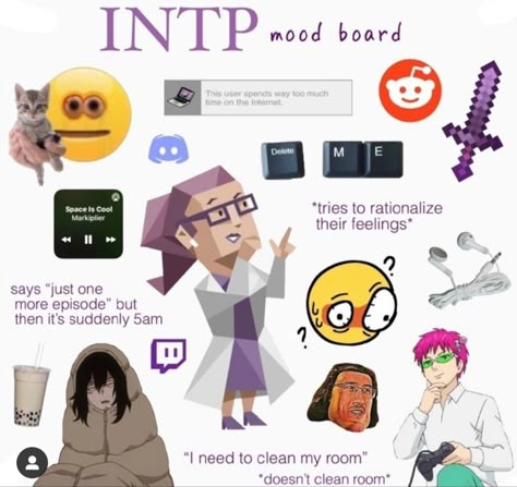 Intp Aesthetics Vibes, Intp Personality Aesthetic, Goblincore Pfp, Intp Aesthetics, Intp Relatable, The Analysts Mbti Meme, Intp Mbti, Istp Intj Meme, Istp Estp Memes