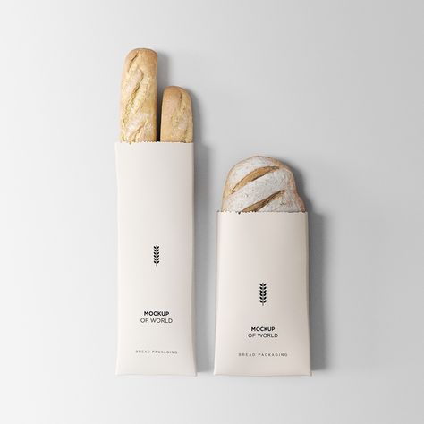 Bakery Mockup, Coffee Marketing, Bread Brands, Bakery Packaging Design, Takeaway Packaging, Bread Packaging, Luxury Packaging Design, Packing Orders, Bakery Branding