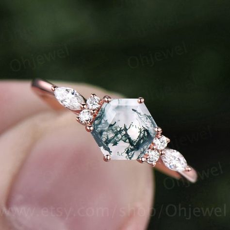 Green diamond ring