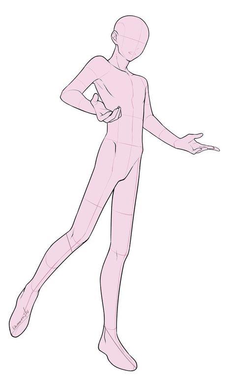 Standing Base Pose, Fullbody Pose Standing, Pose Ref Standing, Full Body Drawing Base, Full Body Base, Gesture Drawing Poses, Drawing Examples, Body Base Drawing, Body Reference Drawing