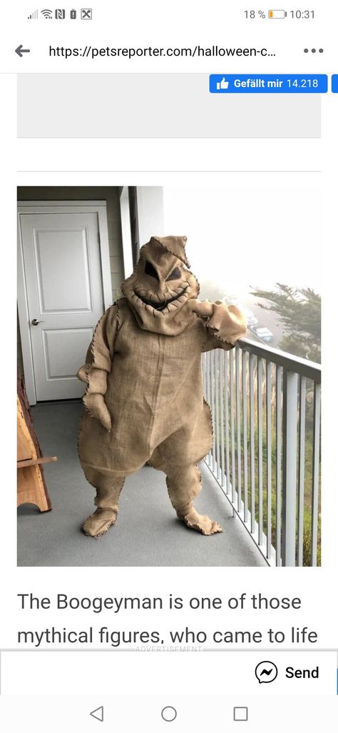 Boogeyman Nightmare Before Christmas, Villain Character, The Boogeyman, Oogie Boogie, Creative Halloween Costumes, Tim Burton, Nightmare Before, Nightmare Before Christmas, Costume Ideas