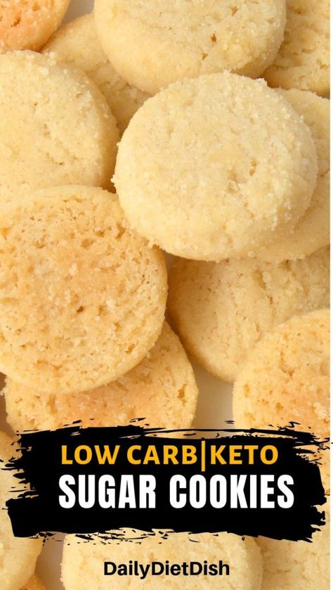 Best Sugar Free Keto Sugar Cookies - Daily Diet Dish Keto Sugar Cookies, Sugar Free Icing, Sugar Free Cookie Recipes, Galletas Keto, Keto Cookie Recipes, Keto Journey, Keto Chocolate Chips, Sugar Free Cookies, Keto Snack