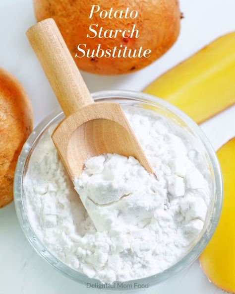 potato starch substitute Potato Starch Substitute, Paleo Baking Powder, Easy Breakfast Burritos, Cake Flour Substitute, Flour Substitute, Potato Flour, Puff Pastry Tart, Paleo Baking, Clam Recipes