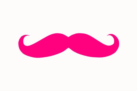 mustache | Pink Mustache clip art - vector clip art online, royalty free & public ... Pink Moustache, Mustache Art, Props Free, Clip Art Free, Boot Bling, No Background, Photo Booth Props, Body Mods, Free Clip Art